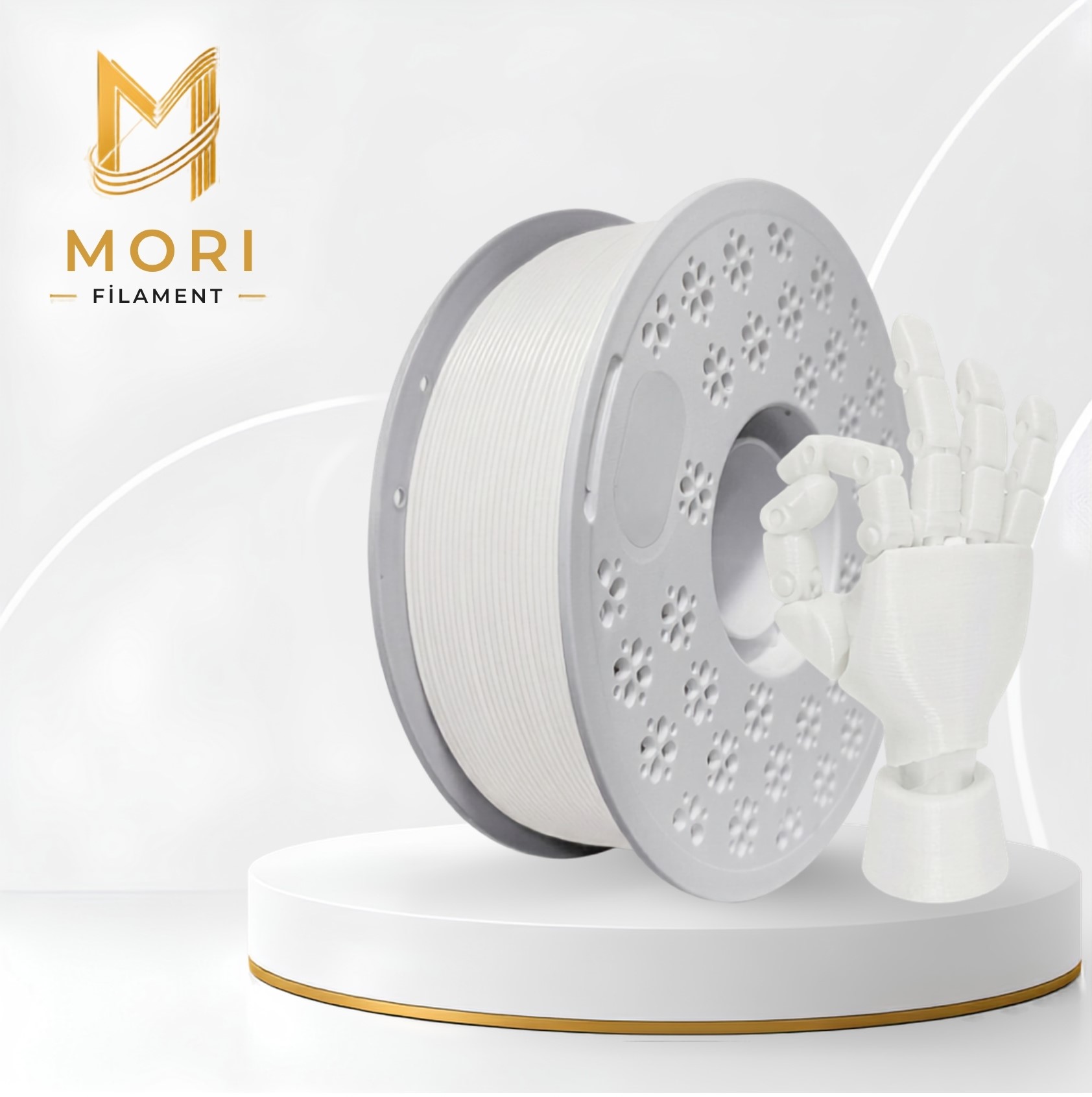 ABS Beyaz Filament 1.75mm 1kg
