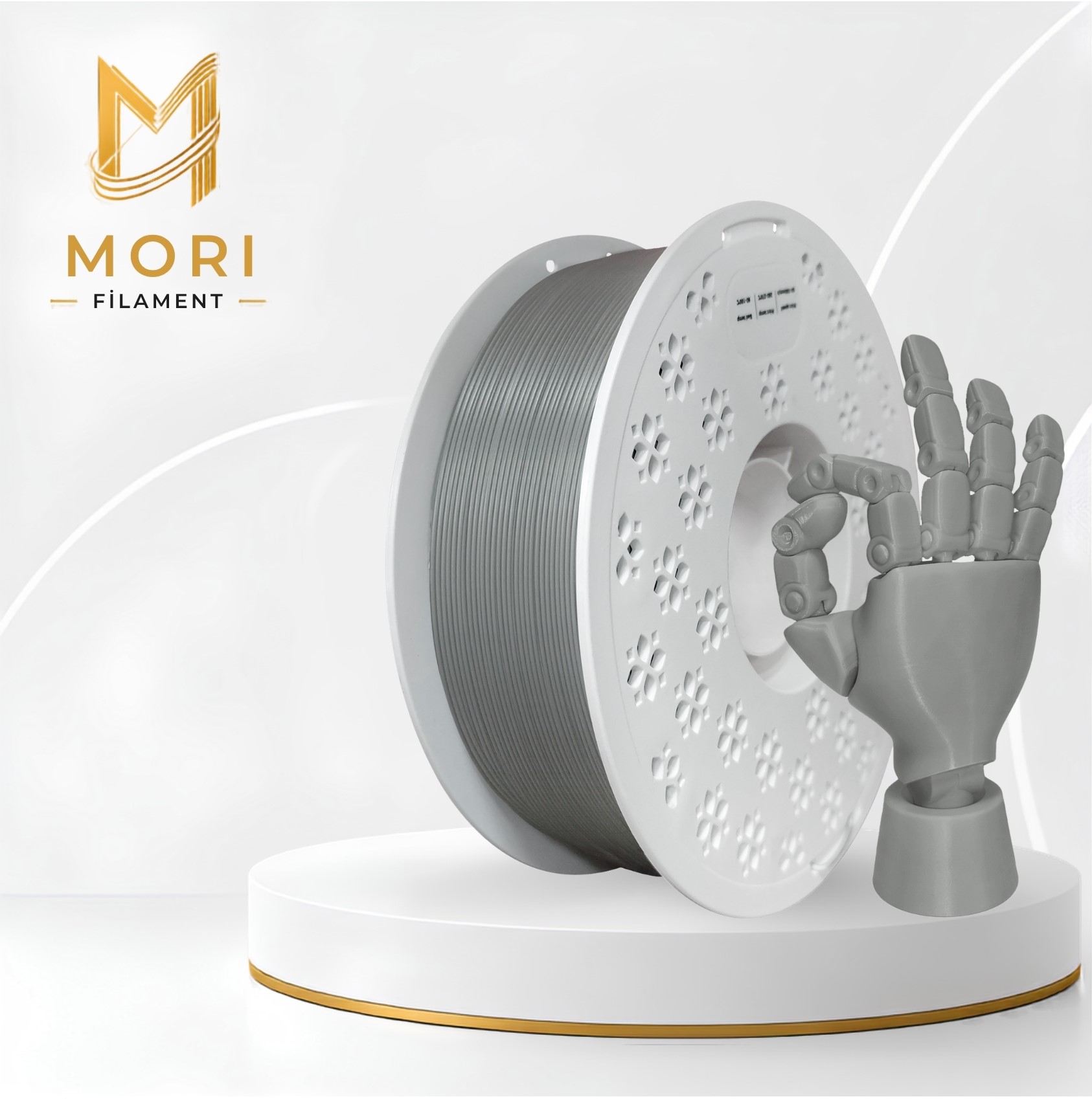 ABS Gri Filament 1.75mm 1kg