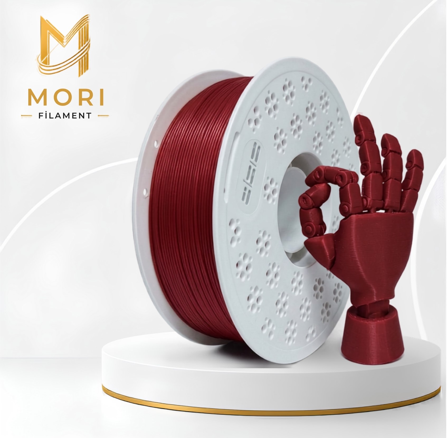 ABS Kırmızı Filament 1.75mm 1kg