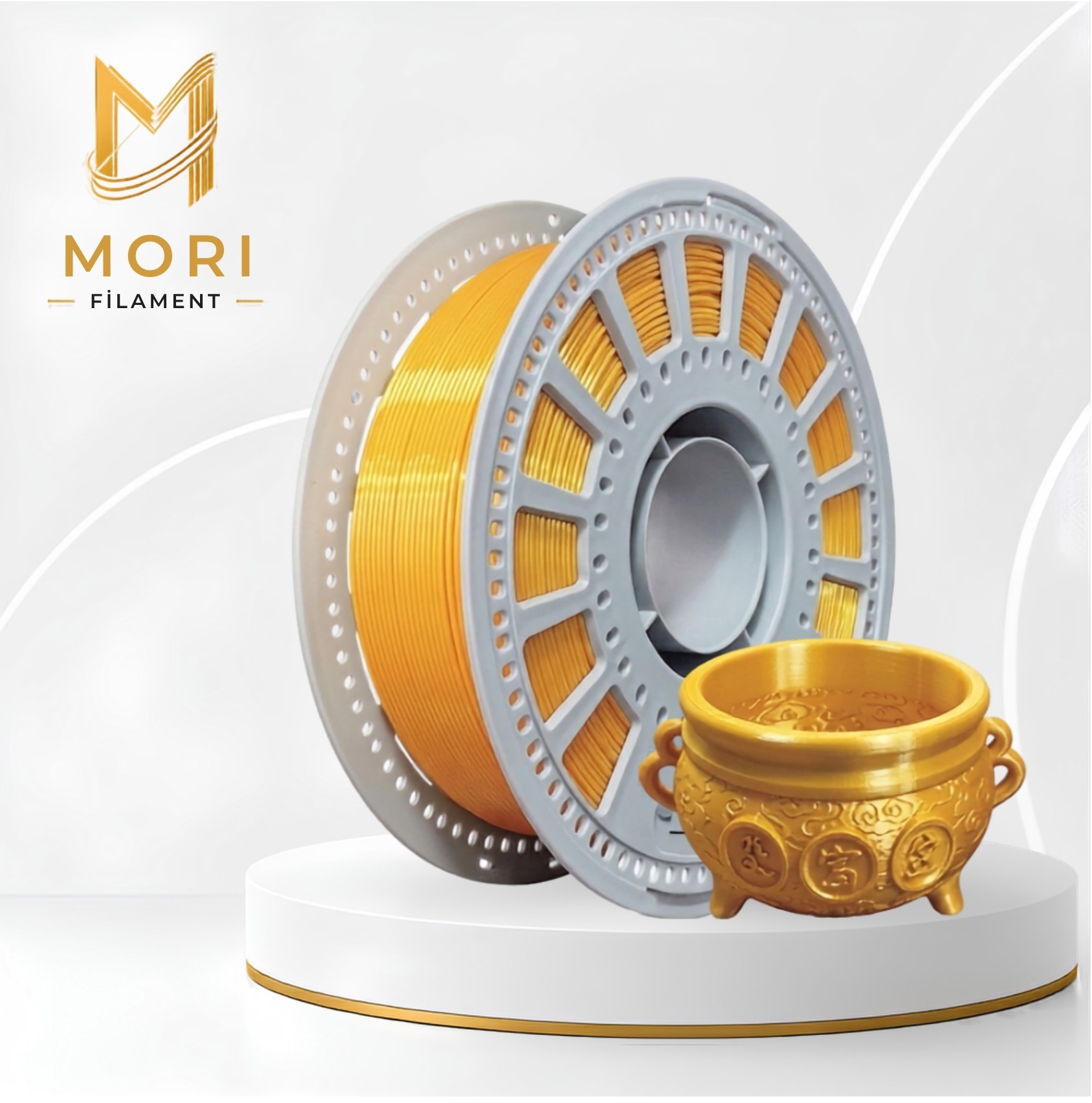 PLA Silk Altın Filament 1.75mm 1kg