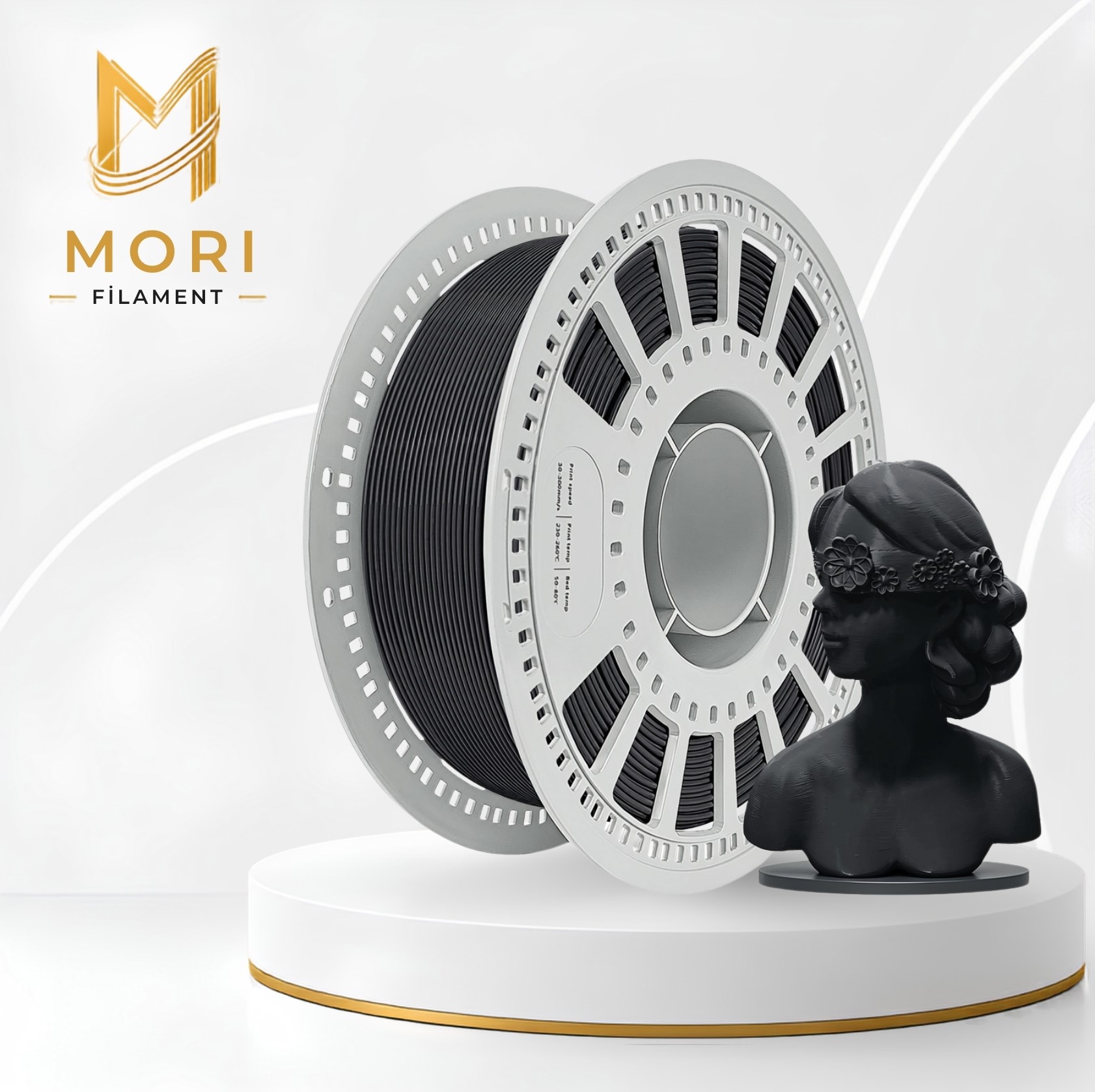 PLA+ Koyu Gri Filament 1.75mm 1kg