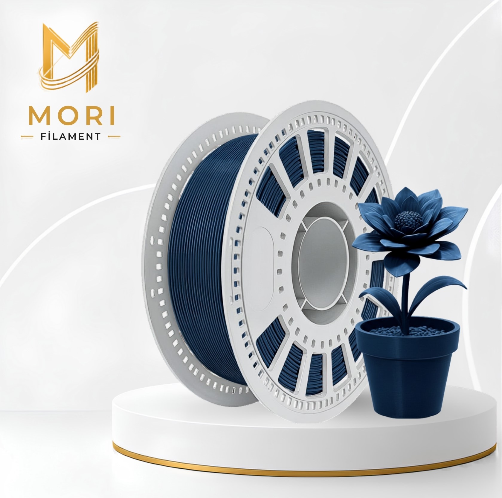 PLA+ Prusya Mavisi Filament 1.75mm 1kg