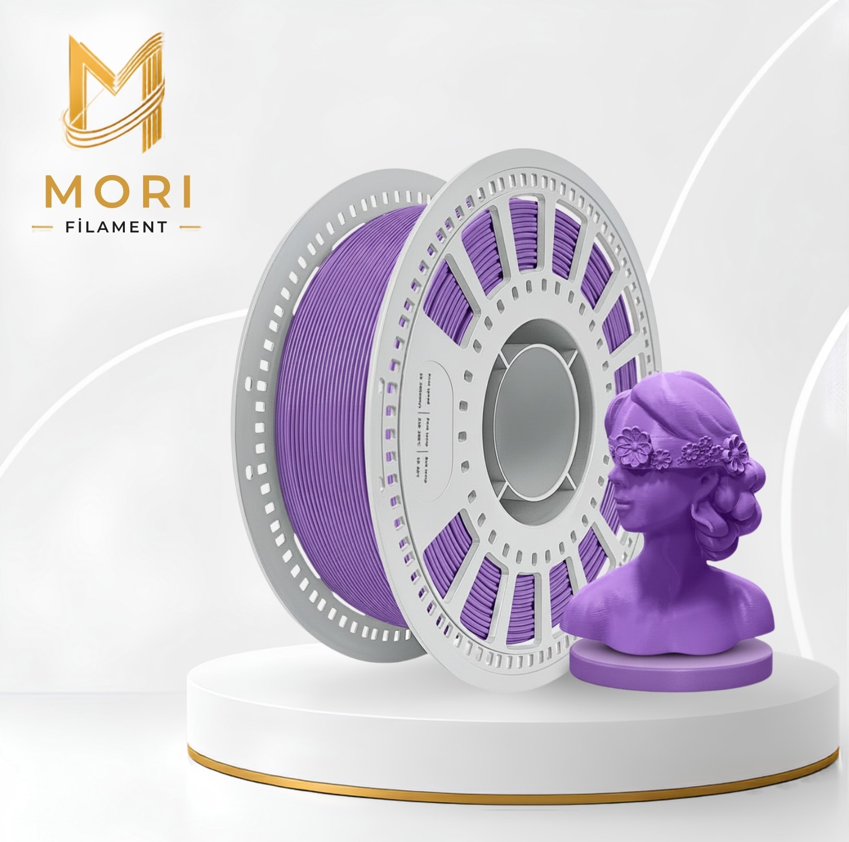 PLA+ Mor Filament 1.75mm 1kg