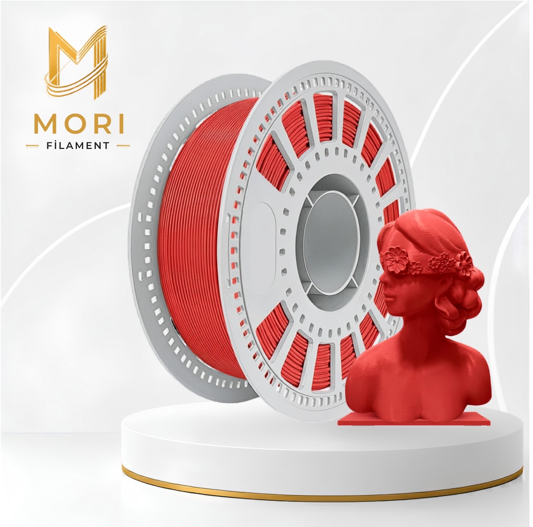 PLA+ Kırmızı Filament 1.75mm 1kg