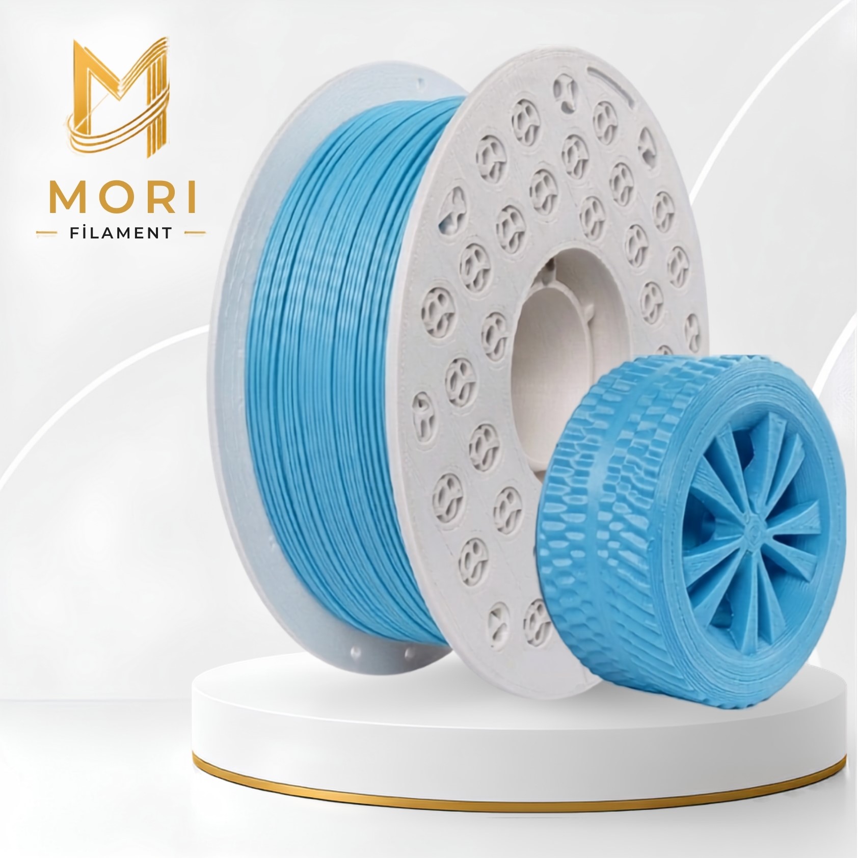 TPU Açık Mavi Filament 1.75mm 1kg